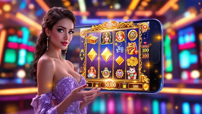ภาพหน้าจอเกมสำหรับการทบทวนผลและยอดบัญชีบนมือถือ